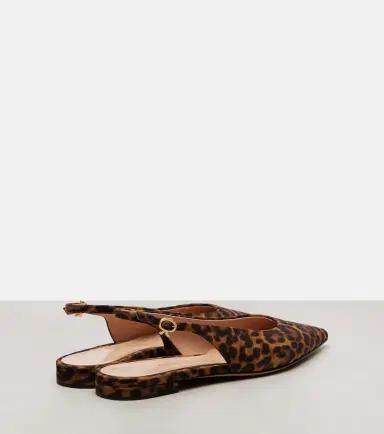 Gianvito Rossi Robbie leopard-print suede slingback flats | Thumbnail 2 Gianvito Rossi Robbie leopard-print suede slingback flats | Thumbnail 2