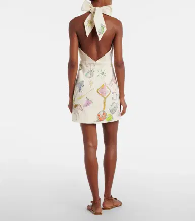 Alemais Alémais Court printed cotton minidress | Thumbnail 2 Alemais Alémais Court printed cotton minidress | Thumbnail 2