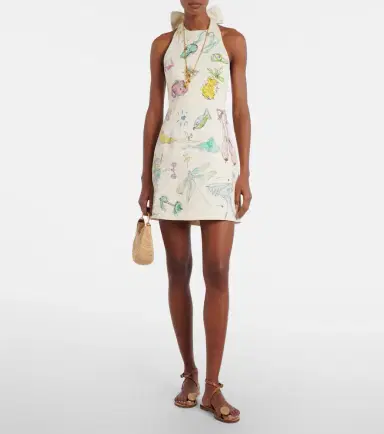 Alemais Alémais Court printed cotton minidress | Thumbnail 4 Alemais Alémais Court printed cotton minidress | Thumbnail 4
