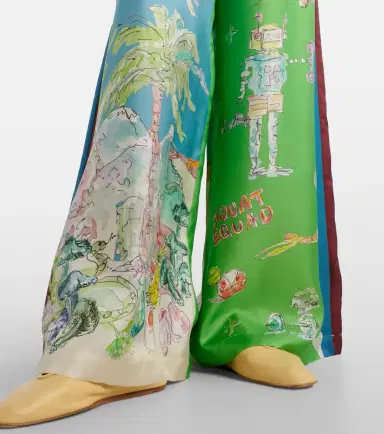 Alemais Alémais Daria printed silk wide-leg pants | Thumbnail 5 Alemais Alémais Daria printed silk wide-leg pants | Thumbnail 5