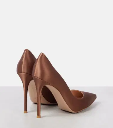Gianvito Rossi Gianvito 105 satin pumps | Thumbnail 4 Gianvito Rossi Gianvito 105 satin pumps | Thumbnail 4