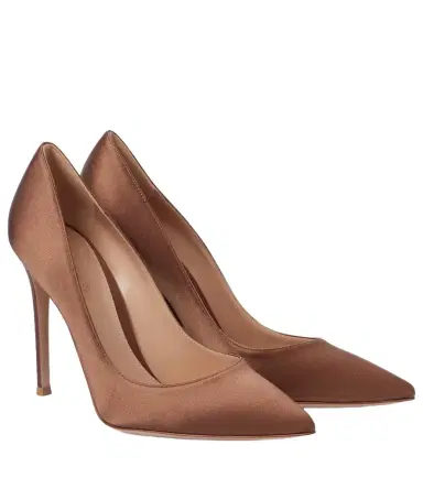 Gianvito Rossi Gianvito 105 satin pumps | Thumbnail 1 Gianvito Rossi Gianvito 105 satin pumps | Thumbnail 1