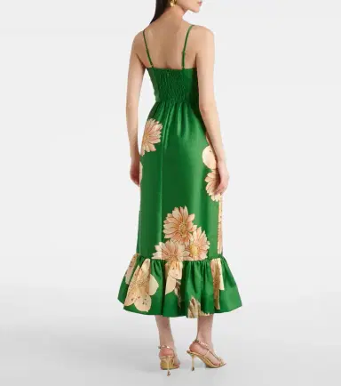 Alemais Alémais Sage floral midi dress | Thumbnail 4 Alemais Alémais Sage floral midi dress | Thumbnail 4