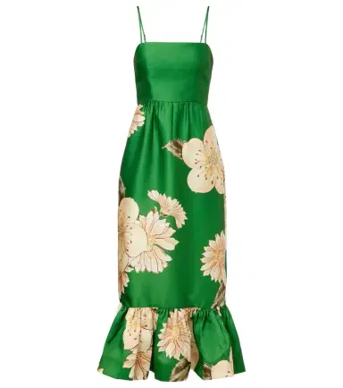 Alemais Alémais Sage floral midi dress | Thumbnail 1 Alemais Alémais Sage floral midi dress | Thumbnail 1