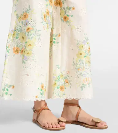 Alemais Alémais Juliette floral linen wide-leg pants | Thumbnail 4 Alemais Alémais Juliette floral linen wide-leg pants | Thumbnail 4