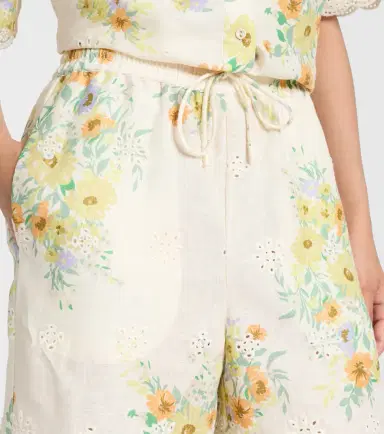 Alemais Alémais Juliette floral linen wide-leg pants | Thumbnail 5 Alemais Alémais Juliette floral linen wide-leg pants | Thumbnail 5