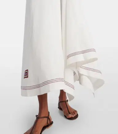 Alemais Alémais Magnolia embroidered linen midi dress | Thumbnail 2 Alemais Alémais Magnolia embroidered linen midi dress | Thumbnail 2