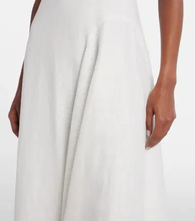 Alemais Alémais Magnolia embroidered linen midi dress | Thumbnail 4 Alemais Alémais Magnolia embroidered linen midi dress | Thumbnail 4