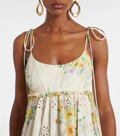Alemais Alémais Juliette floral tiered cotton midi dress | Thumbnail 5 Alemais Alémais Juliette floral tiered cotton midi dress | Thumbnail 5