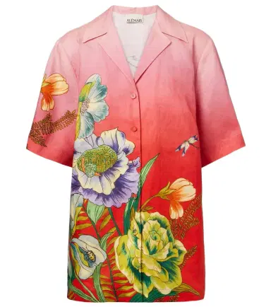 Alemais Alémais Inez floral linen shirt | Thumbnail 1 Alemais Alémais Inez floral linen shirt | Thumbnail 1