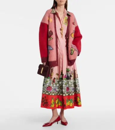 Alemais Alémais Court embroidered wool-blend cardigan | Thumbnail 3 Alemais Alémais Court embroidered wool-blend cardigan | Thumbnail 3