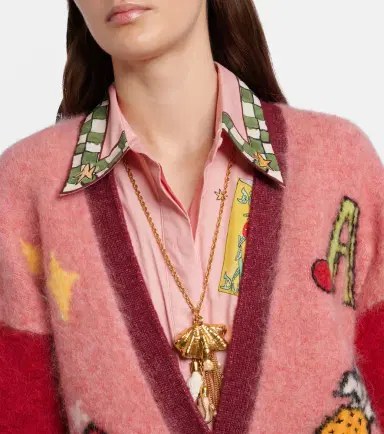Alemais Alémais Court embroidered wool-blend cardigan | Thumbnail 4 Alemais Alémais Court embroidered wool-blend cardigan | Thumbnail 4