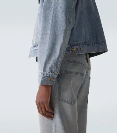 Fear of God Trucker cropped denim jacket | Thumbnail 5 Fear of God Trucker cropped denim jacket | Thumbnail 5