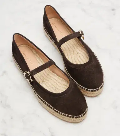 Gianvito Rossi Elda suede espadrilles Mary Jane flats | Thumbnail 2 Gianvito Rossi Elda suede espadrilles Mary Jane flats | Thumbnail 2