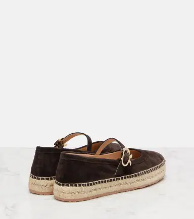 Gianvito Rossi Elda suede espadrilles Mary Jane flats | Thumbnail 3 Gianvito Rossi Elda suede espadrilles Mary Jane flats | Thumbnail 3