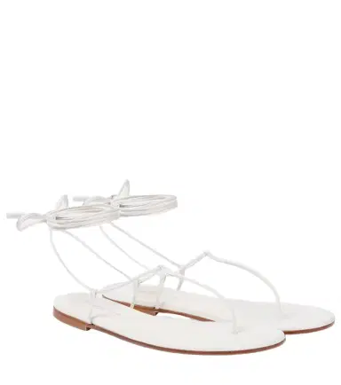 Gianvito Rossi Gwyneth leather sandals | Thumbnail 1 Gianvito Rossi Gwyneth leather sandals | Thumbnail 1