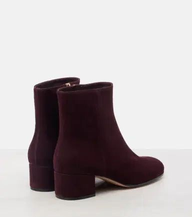 Gianvito Rossi Joelle 45 velvet ankle boots | Thumbnail 3 Gianvito Rossi Joelle 45 velvet ankle boots | Thumbnail 3