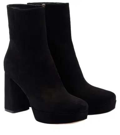 Gianvito Rossi Daisen 95 suede platform ankle boots | Thumbnail 1 Gianvito Rossi Daisen 95 suede platform ankle boots | Thumbnail 1