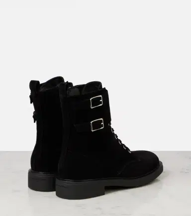 Gianvito Rossi Ripley suede combat boots | Thumbnail 5 Gianvito Rossi Ripley suede combat boots | Thumbnail 5