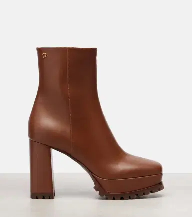 Gianvito Rossi Harlem 70 leather platform ankle boots | Thumbnail 2 Gianvito Rossi Harlem 70 leather platform ankle boots | Thumbnail 2