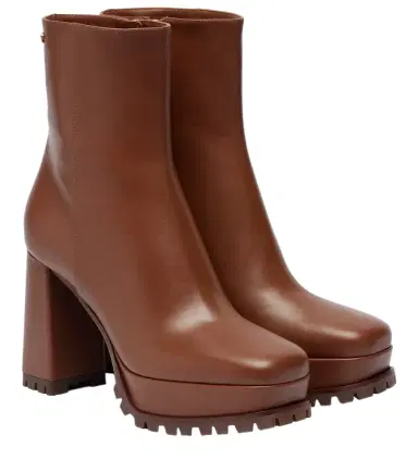 Gianvito Rossi Harlem 70 leather platform ankle boots | Thumbnail 1 Gianvito Rossi Harlem 70 leather platform ankle boots | Thumbnail 1