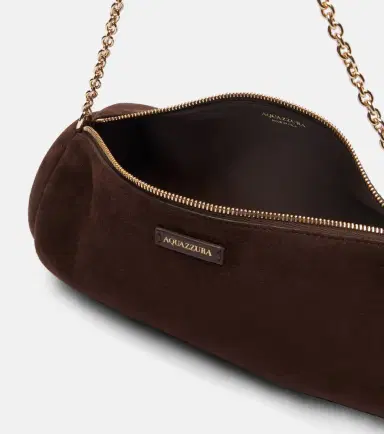 Aquazzura Hoop Mini suede shoulder bag | Thumbnail 3 Aquazzura Hoop Mini suede shoulder bag | Thumbnail 3