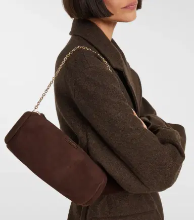 Aquazzura Hoop Mini suede shoulder bag | Thumbnail 4 Aquazzura Hoop Mini suede shoulder bag | Thumbnail 4