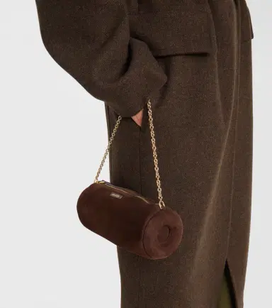 Aquazzura Hoop Mini suede shoulder bag | Thumbnail 6 Aquazzura Hoop Mini suede shoulder bag | Thumbnail 6