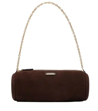 Aquazzura Hoop Mini suede shoulder bag | Thumbnail 1 Aquazzura Hoop Mini suede shoulder bag | Thumbnail 1