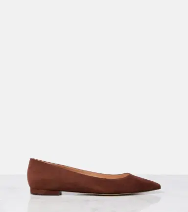 Gianvito Rossi Gianvito suede ballet flats | Thumbnail 2 Gianvito Rossi Gianvito suede ballet flats | Thumbnail 2