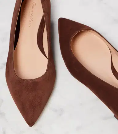 Gianvito Rossi Gianvito suede ballet flats | Thumbnail 4 Gianvito Rossi Gianvito suede ballet flats | Thumbnail 4