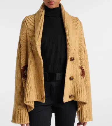 Goldbergh Nora intarsia wool-blend cardigan | Thumbnail 7 Goldbergh Nora intarsia wool-blend cardigan | Thumbnail 7