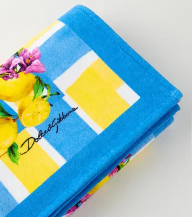 Dolce & Gabbana Casa Taormina cotton terry beach towel | Thumbnail 3 Dolce & Gabbana Casa Taormina cotton terry beach towel | Thumbnail 3