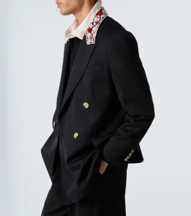 Simone Rocha Embellished double-breasted blazer | Thumbnail 6 Simone Rocha Embellished double-breasted blazer | Thumbnail 6