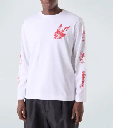 Simone Rocha Tortoise & Hare cotton jersey T-shirt | Thumbnail 3 Simone Rocha Tortoise & Hare cotton jersey T-shirt | Thumbnail 3