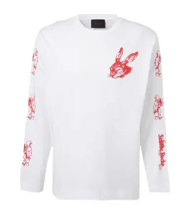 Simone Rocha Tortoise & Hare cotton jersey T-shirt | Thumbnail 1 Simone Rocha Tortoise & Hare cotton jersey T-shirt | Thumbnail 1