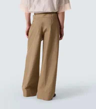 Simone Rocha Cotton-blend canvas wide-leg pants | Thumbnail 2 Simone Rocha Cotton-blend canvas wide-leg pants | Thumbnail 2