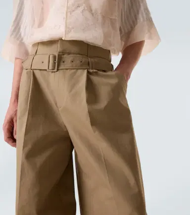 Simone Rocha Cotton-blend canvas wide-leg pants | Thumbnail 5 Simone Rocha Cotton-blend canvas wide-leg pants | Thumbnail 5