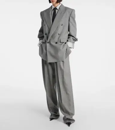 Saint Laurent Cassandre striped cotton shirt | Thumbnail 2 Saint Laurent Cassandre striped cotton shirt | Thumbnail 2