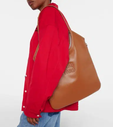 Miu Miu Ivy leather shopper | Thumbnail 6 Miu Miu Ivy leather shopper | Thumbnail 6