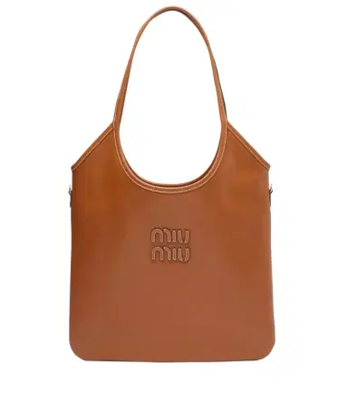 Miu Miu Ivy leather shopper | Thumbnail 1 Miu Miu Ivy leather shopper | Thumbnail 1