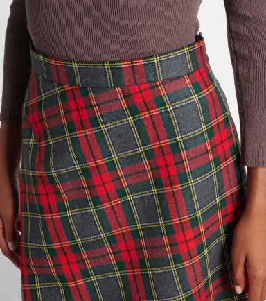 Vivienne Westwood Infinity plaid virgin wool miniskirt | Thumbnail 3 Vivienne Westwood Infinity plaid virgin wool miniskirt | Thumbnail 3
