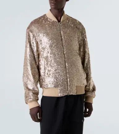 Dries Van Noten Sequined bomber jacket | Thumbnail 4 Dries Van Noten Sequined bomber jacket | Thumbnail 4