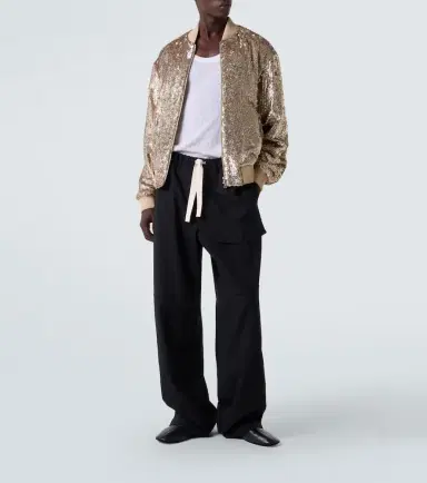 Dries Van Noten Sequined bomber jacket | Thumbnail 5 Dries Van Noten Sequined bomber jacket | Thumbnail 5