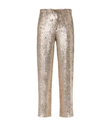 Dries Van Noten Sequined straight pants | Thumbnail 1 Dries Van Noten Sequined straight pants | Thumbnail 1