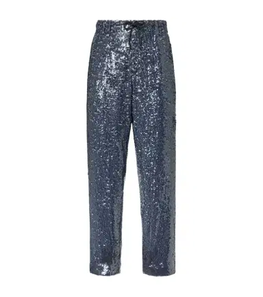 Dries Van Noten Sequined straight pants | Thumbnail 1 Dries Van Noten Sequined straight pants | Thumbnail 1