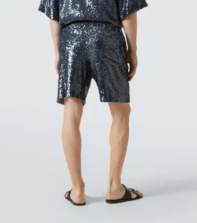 Dries Van Noten Sequined Bermuda shorts | Thumbnail 3 Dries Van Noten Sequined Bermuda shorts | Thumbnail 3