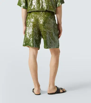 Dries Van Noten Sequined Bermuda shorts | Thumbnail 5 Dries Van Noten Sequined Bermuda shorts | Thumbnail 5