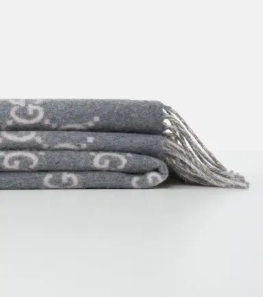 Gucci GG wool and cashmere blanket | Thumbnail 3 Gucci GG wool and cashmere blanket | Thumbnail 3
