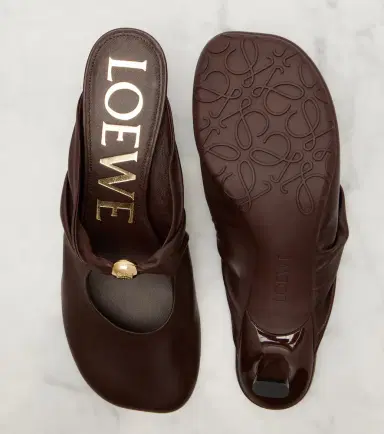Loewe Pebble 45 leather mules | Thumbnail 2 Loewe Pebble 45 leather mules | Thumbnail 2